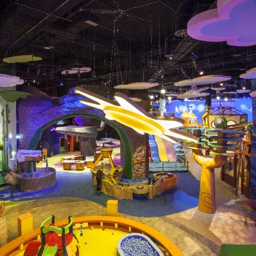 Акция в парке Angry Birds Activity «Один билет — целый день развлечений без ограничений»