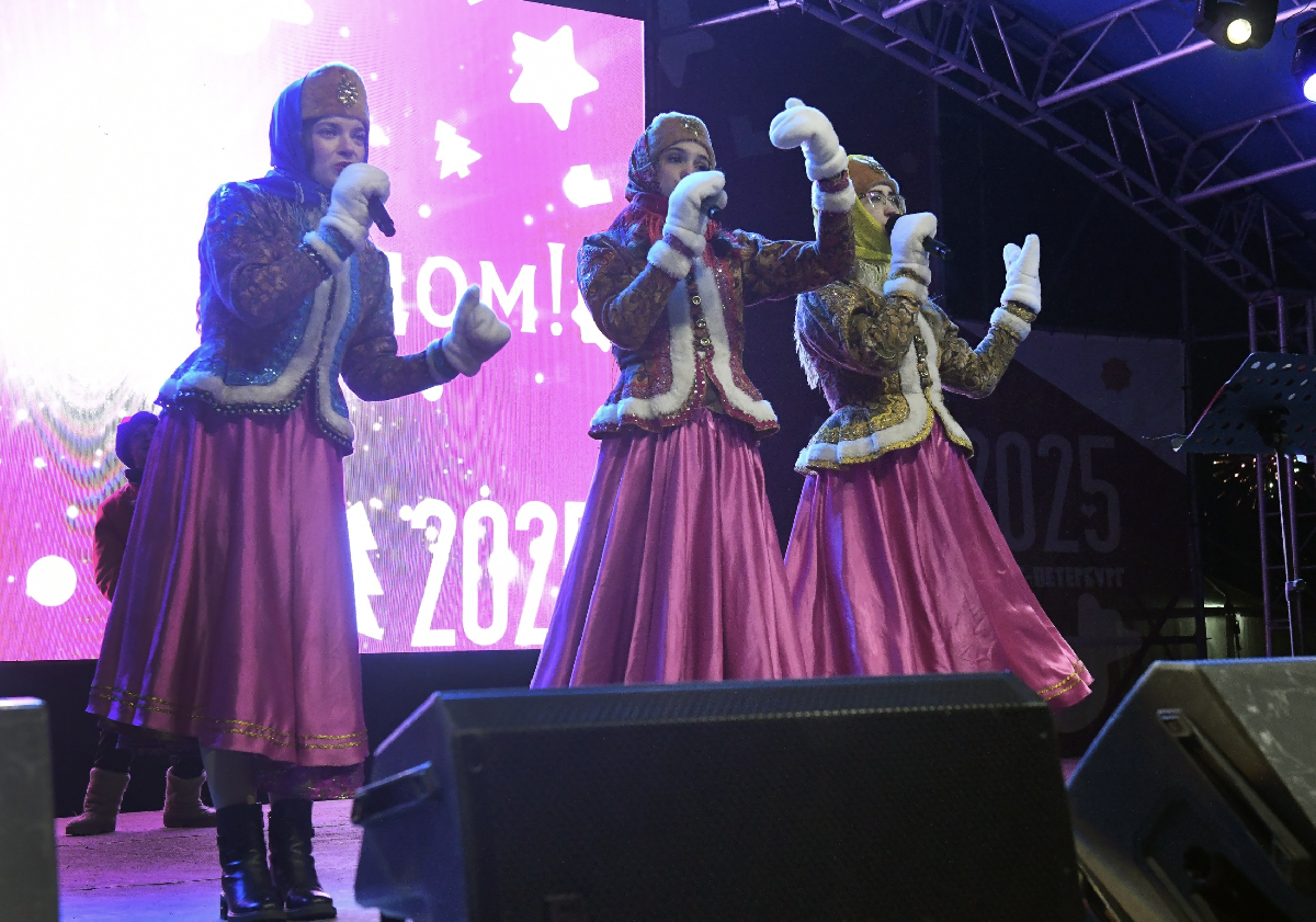 Новогодняя ночь 2026 на озере Долгое