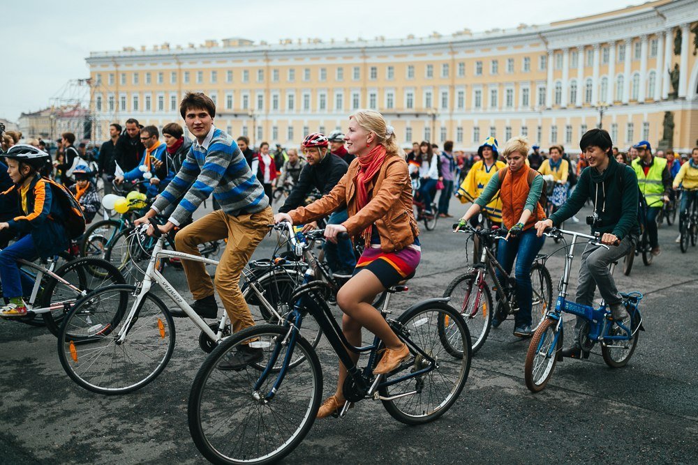 Всероссийский Велопарад в Санкт-Петербурге 2017
