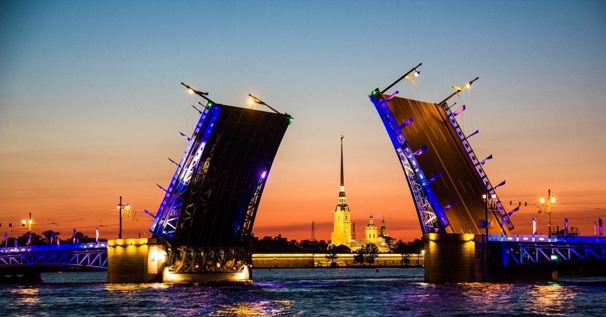 Начало технологических разводок петербургских мостов 2020