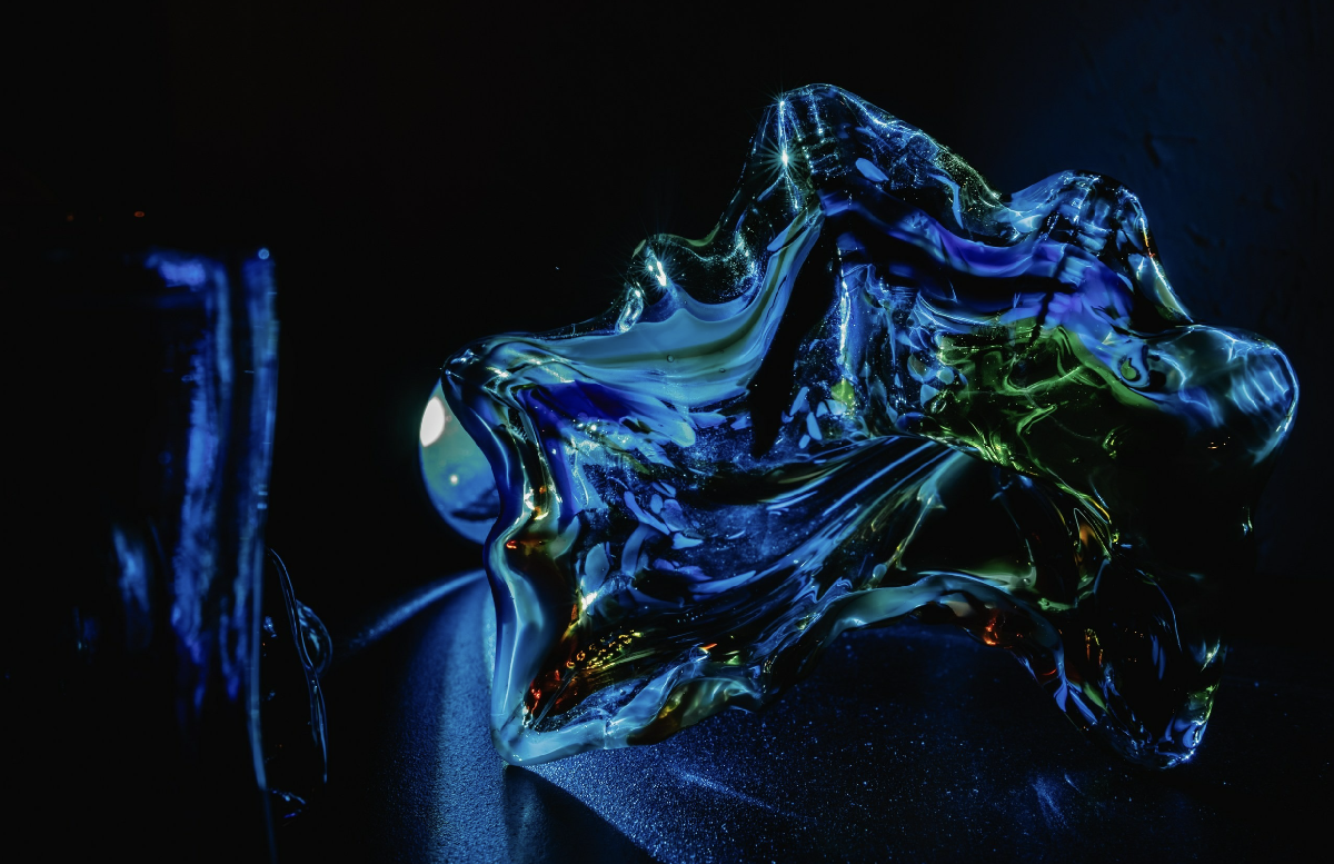 Шоу стеклодува в Стеклодувной студии Artista Glass