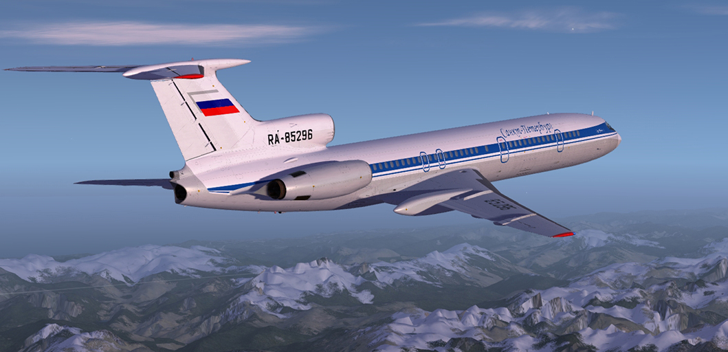 Полет на Авиатренажере «Ту-154»