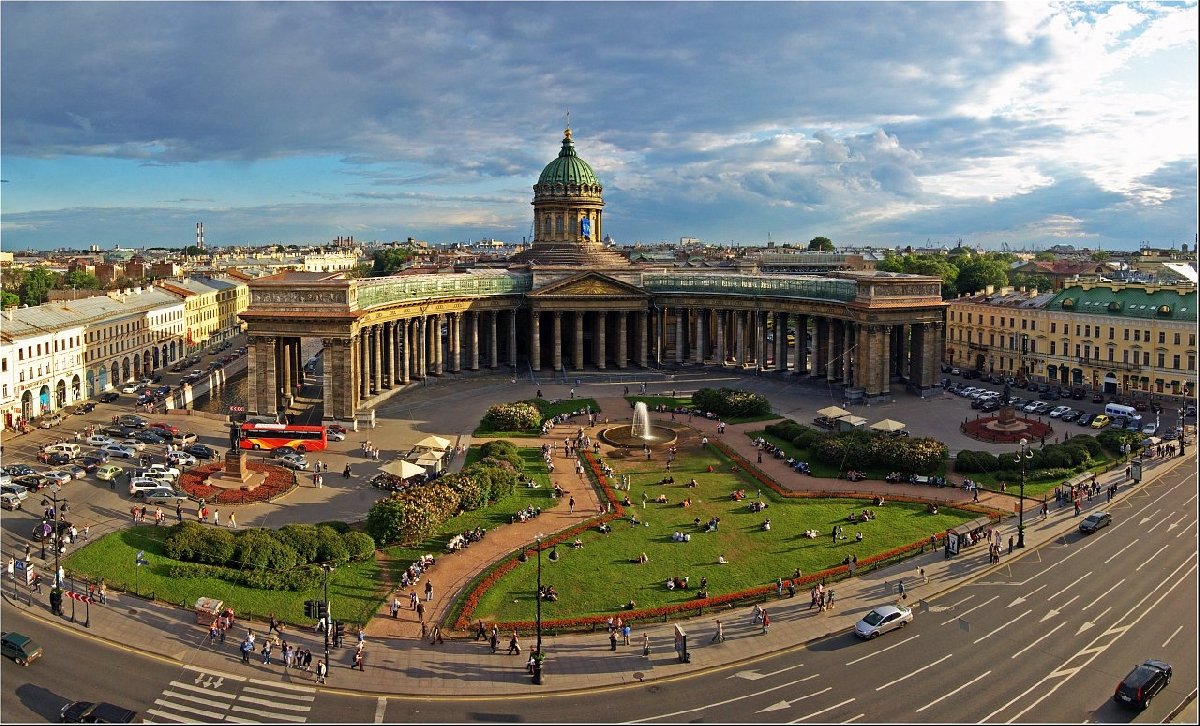 как выглядит казанский собор в санкт петербурге