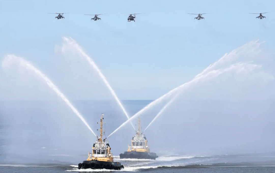 Первая сводная тренировка боевых кораблей ВМФ